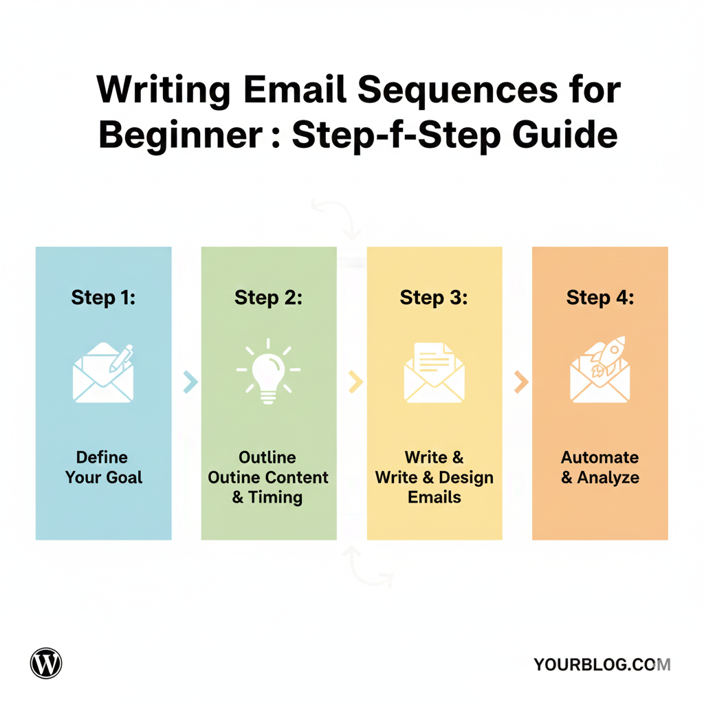 Writing email sequences for beginners with step-by-step email automation
