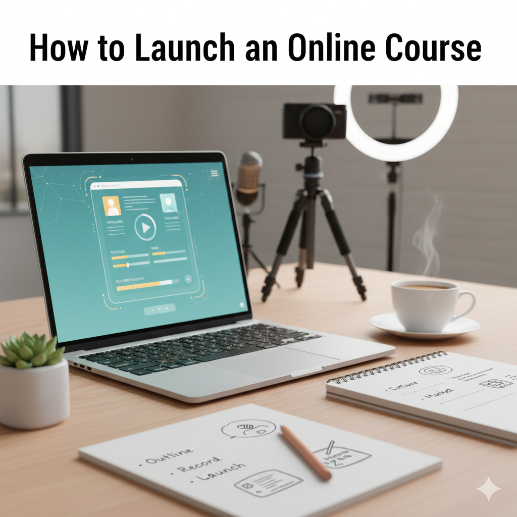 How to launch an online course step by step